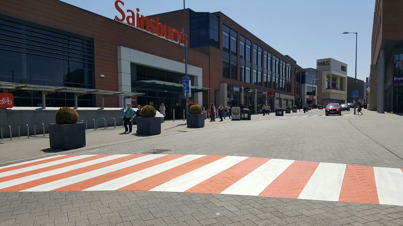 pedestrian crossing line marking services