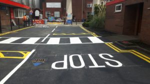 road markings